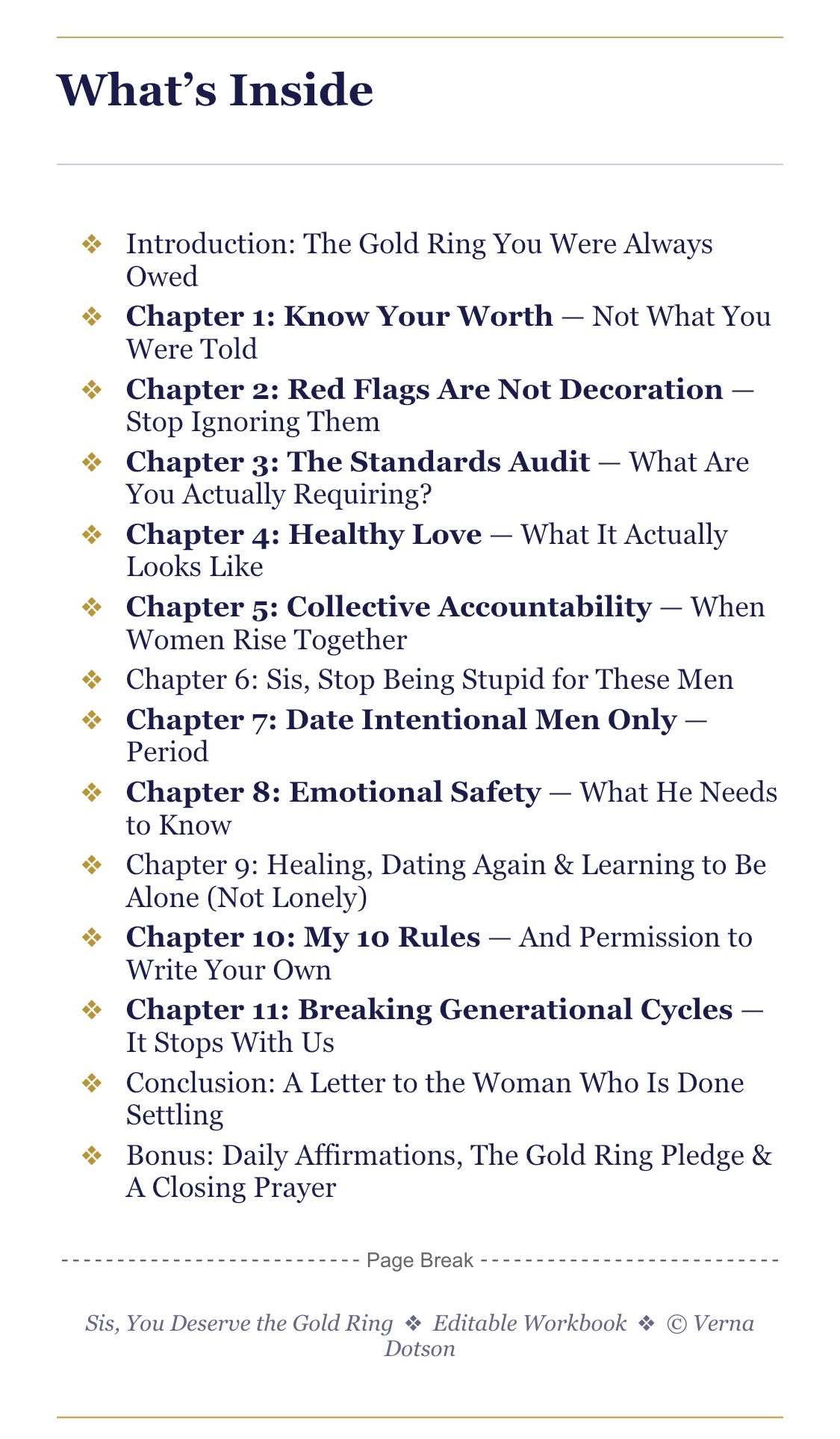 ✨ Gold Ring Editable Workbook v3✨