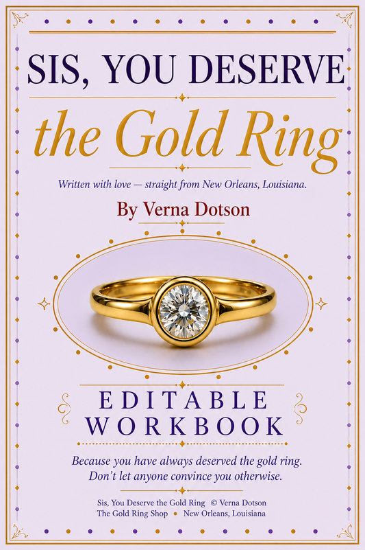 ✨ Gold Ring Editable Workbook v3✨